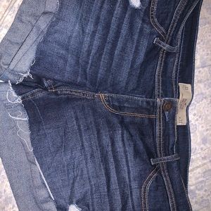 Distressed Hollister Midi shorts